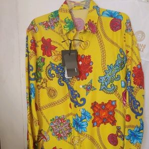 Versace Silk Long Sleeve